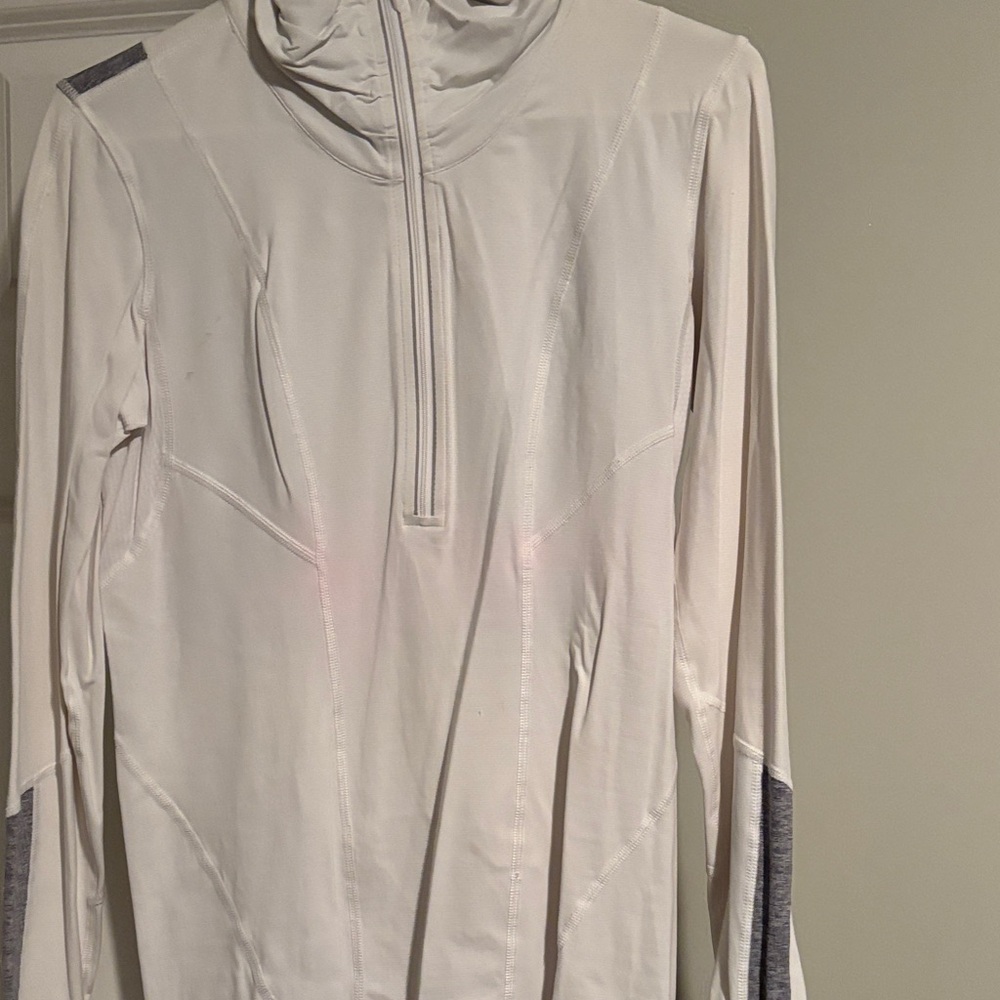 lululemon athletica White and Gray Women's Top